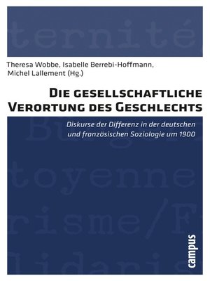 cover image of Die gesellschaftliche Verortung des Geschlechts